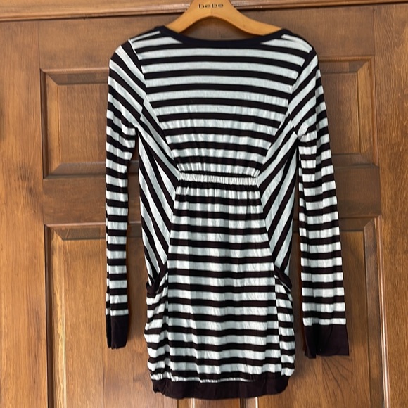 Cute with leggings Gathered empire neckline flatters $128 Ella Moss S - Picture 2 of 8